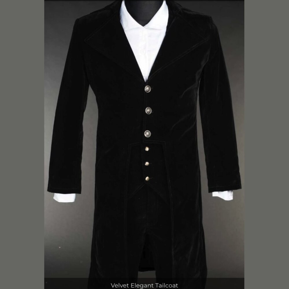 Black Velvet Tailcoat